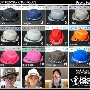 Harga Promo Topi Fedora Anak Tokopedia