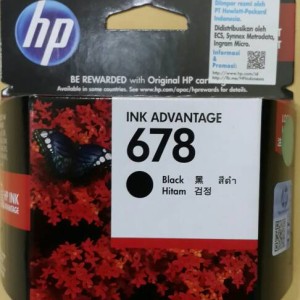 Tinta Hp 678 Black Tokopedia