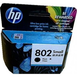 Hp Cartridge 802 Black Original Tokopedia