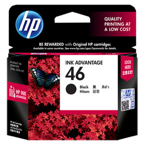 Tinta Hp 46 Black Tokopedia