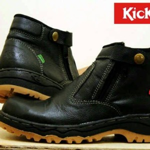 Sepatu Boot Safety Ujung Besi Camel Boots Retsleting Dan Tali Full Kulit Asli Tokopedia