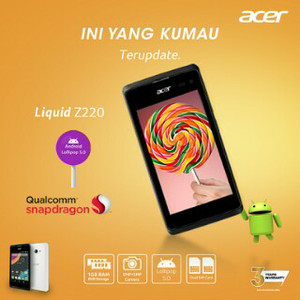 Acer Liquid Z220 Ram 1gb Dual Sim Garansi Resmi Tokopedia