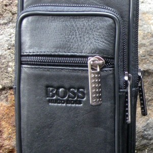 Tempat Hp Kulit Hitam Boss Tokopedia
