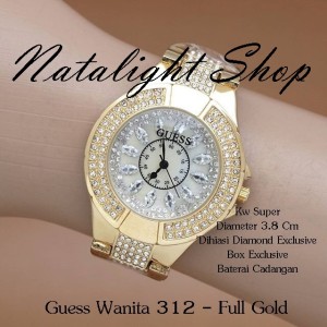Jam Tangan Wanita Guess Mewah Tanggal Gga Tokopedia