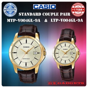 Jam Tangan Casio Original Couple Pria Wanita Mtp Ltp V006d 1b Harga Sepasang Tokopedia