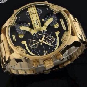 Jam Tangan Pria Diesel Gold Tokopedia