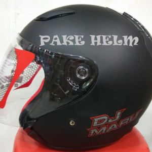 Helm Kyt Dj Maru Solid Orange Black Tokopedia