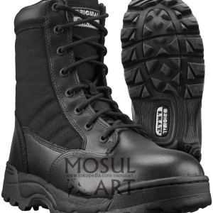 Sepatu Army Tactical Swat 8 Zipper Airsofter Boots Import Tokopedia