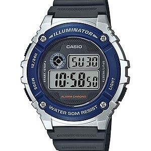 Jam Casio Original W 216h Tokopedia