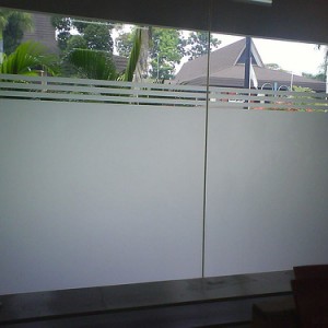 Stiker Kaca Stiker Kaca Sandblast Motif Bunga Hp Tokopedia