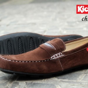 Sepatu Casual Kickers Mocassin Sepatu Kickers Slip On Sepatu Pria Kickers Slop Tokopedia