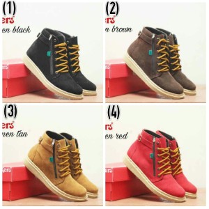Sepatu Boot Kickers Suede Tokopedia