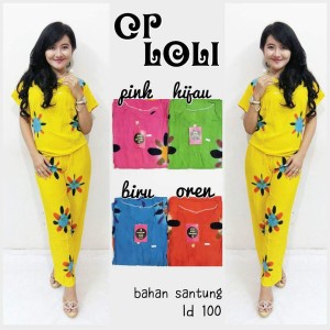 Baju Tidur Setelan Wanita Baju Piyama Tidur Tokopedia