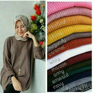 Baju Rajut Boxy Premium Tokopedia