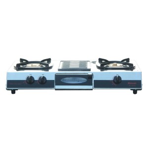 Rinnai Ri514a Kompor Gas 2 Tungku Griller Tokopedia