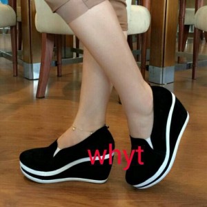 Wedges Wanita Sandal Sepatu Wedges Sdw51 Tokopedia