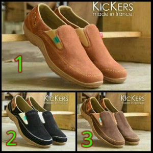Sepatu Pria Kickers Slop Suede Tokopedia