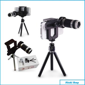 Mini Tripod Tele Zoom 8x Universal Lensa For Smartphone Tokopedia