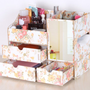 Rak Kosmetik Tempat Make Up Cermin Rias Almari Meja Kotak Tokopedia