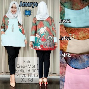 Baju Hijab Atasan Batik Batik Hijab Tokopedia