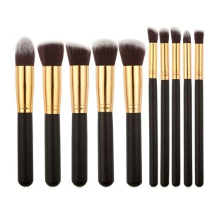 Kuas Kosmetik Make Up Cosmetic Make Up Brush 11 Set With Pouch Tokopedia