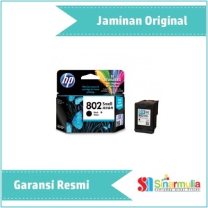 Tinta Hp 802 Black Small Tokopedia