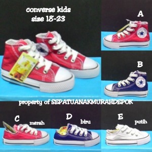 Sepatu Anak Murah Converse Baby Kids Size 18 23 Tokopedia