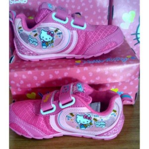 Sepatu Ando Hello Kitty Terbaru Sepatu Anak Perempuan Hitam Putih Tokopedia