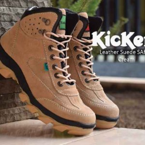 Sepatu Boots Pria Kickers Suede Tokopedia