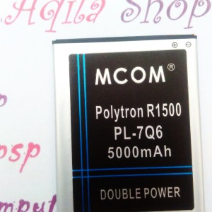 Baterai batre battery Polytron Rocket Q Five R1500 PL7Q6 Dobel Power