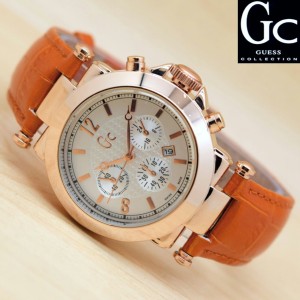 Jam Tangan Wanita Kulit Gc Merah Tokopedia