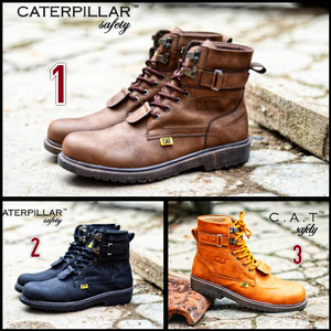 Sepatu Caterpillar Aliando Safety Boots Tokopedia