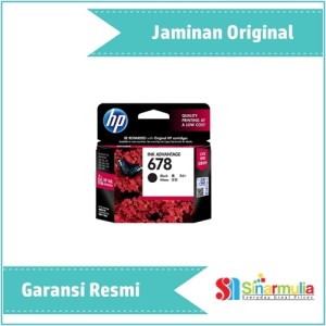 Tinta Hp 678 Black Tokopedia
