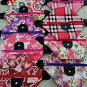 Tas Kosmetik Motif Colorfull Pouch Tile Dompet Kosmetik Tokopedia