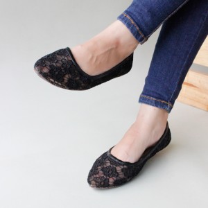 Sepatu Flat Wanita Brukat Tokopedia