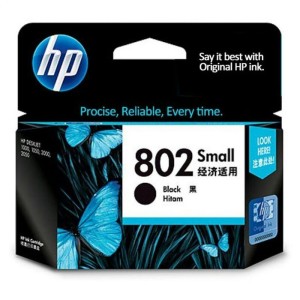 Hp Cartridge 802 Black Original Tokopedia