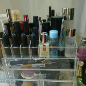Akrilik Kosmetik Acrylic Makeup Organizer E3 Tokopedia