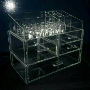 Acrylic Makeup Organizer Akrilik Kosmetik E2 Tokopedia