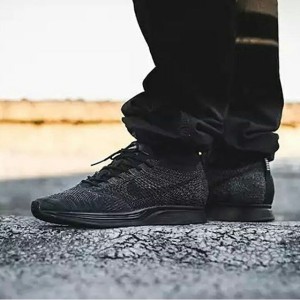 Sepatu Nike Flyknit Racer Black Tokopedia