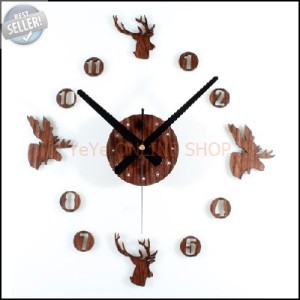 Jam Dinding Unik Diy 30 50cm Diameter Tokopedia