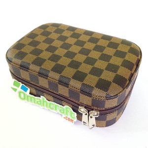 Tas Kosmetik Mini Motif Damier Mini Cosmetic Case Tempat Make Up Tokopedia
