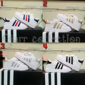 Sepatu Anak Laki Adidas Superstar Warna Putih Sepatu Sekolah Anak Tokopedia