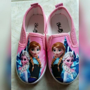 Sepatu Frozen Slip On Import Fanta 28 33 Tokopedia