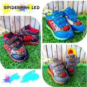 Sepatu Anak Spiderman Import Led Lampu Murah Sepatu Anak Laki Sepatu Anak Karakter Sepatu Sekolah Tokopedia