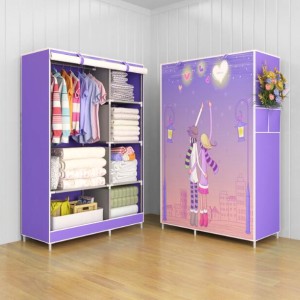 Lemari Pakaian Motif Love Lemari Baju Portable Tokopedia