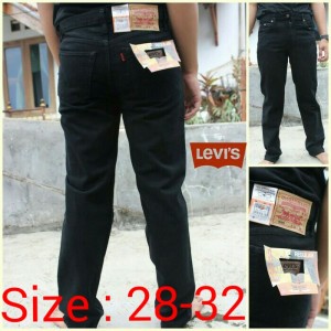 Celana Jeans Pria Hitam Pekat Tokopedia