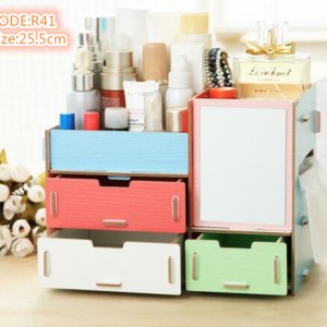 R41 Rak Kosmetik Bahan Kayu Cermin R41 Dilengkapi Tempat Tissue 25 5cm Tokopedia