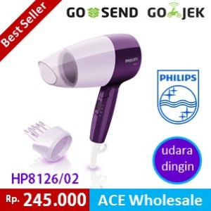 Philips Hp 8126 Hair Dryer 400 Watt Nozel Corong Sikat Tokopedia