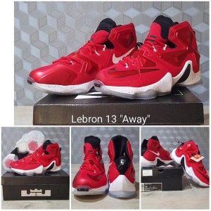 Sepatu Basket Nike Lebron James Xiii Elite Ep Original Bnib White Red Tokopedia