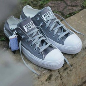 Sepatu Converse Grey Abu Abu Tokopedia